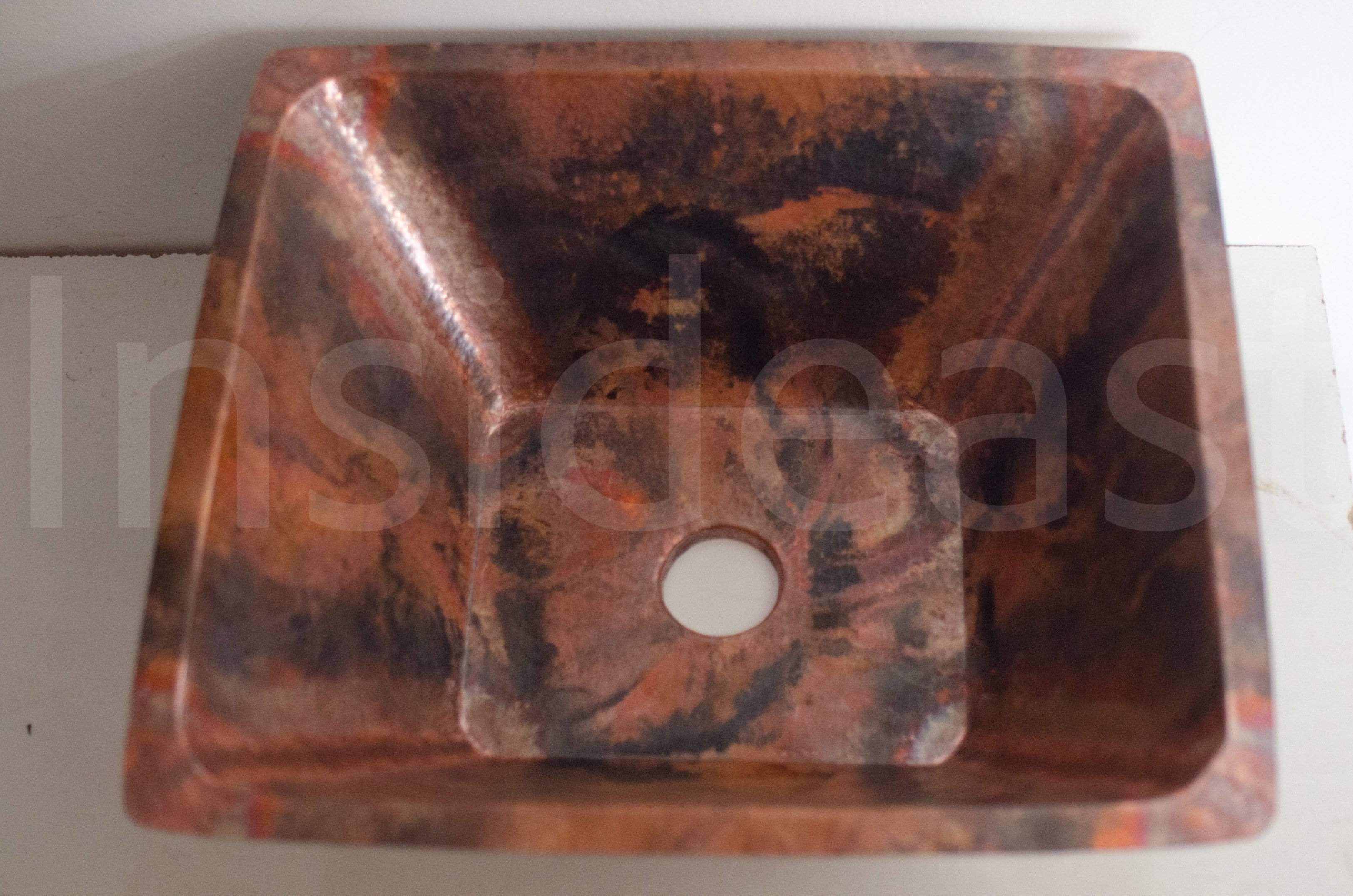 Solid Copper Hand Hammered Kitchen Bar Sink