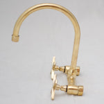 Load image into Gallery viewer, Unlacquered Brass Bathroom Faucet
