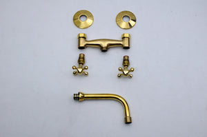 wall mount brass faucet