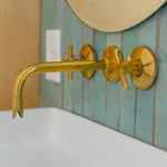 Load image into Gallery viewer, unlacquered brass faucet
