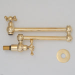 Load image into Gallery viewer, Unlacquered Brass Kitchen Pot Filler ISF 37
