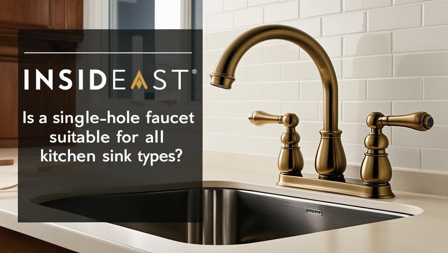 Is a Single-Hole Faucet Suitable for All Kitchen Sink Types?