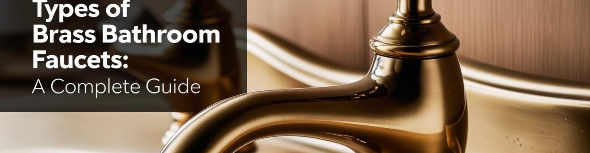 Types of Brass Bathroom Faucets: A Complete Guide